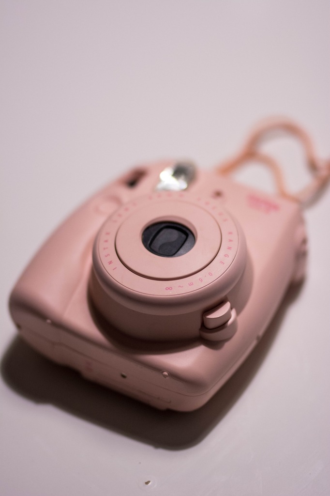 Polaroid różowy, używany INSTAX MINI 8