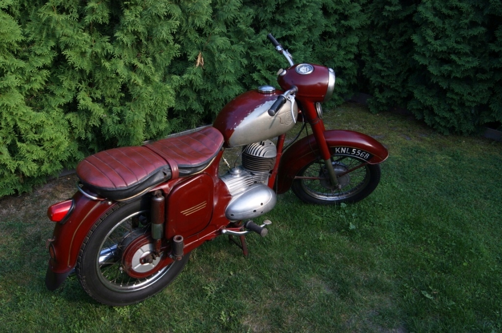 JAWA CEZET CZ 175 1961r ORYGINALNY LAKIER DOKUMENT