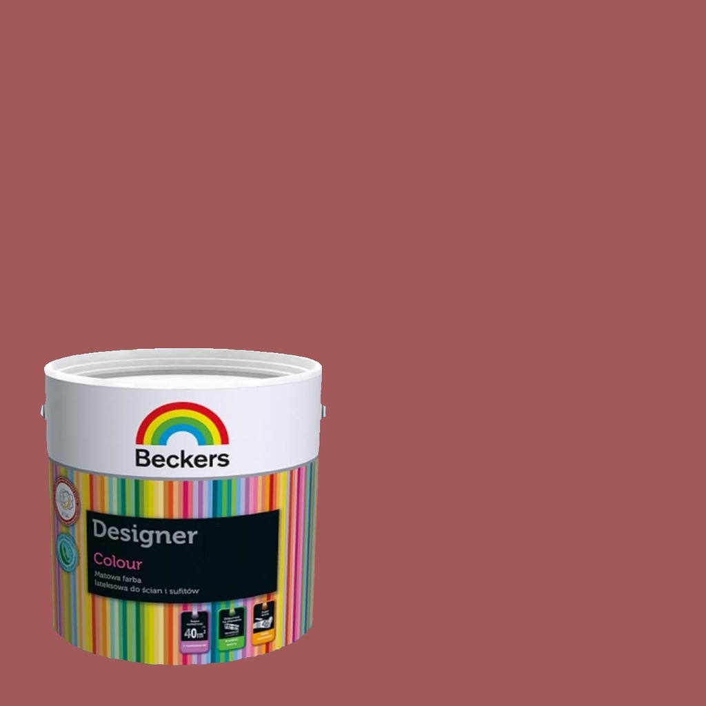 Beckers Designer 5l Passionate Red