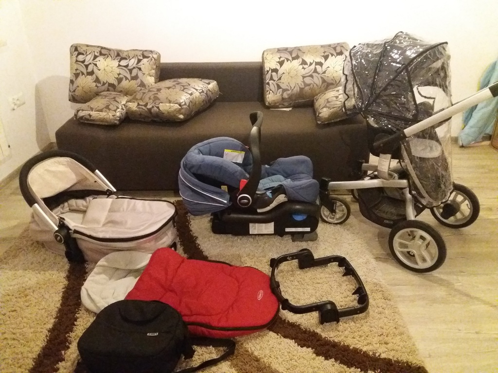 Wózek Graco symbio 4 w 1 zestaw