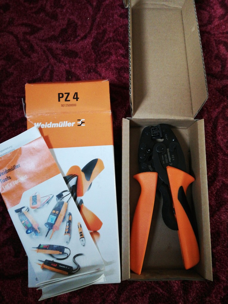 ZACISKARKA PRASKA DO TULEJEK WEIDMULLER PZ4 7751769486 oficjalne