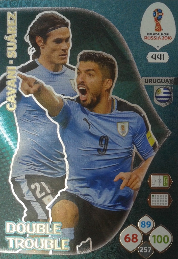 CAVANI/SUAREZ DOUBLE # 441 - WORLD CUP 2018 - 7240360141 - oficjalne ...