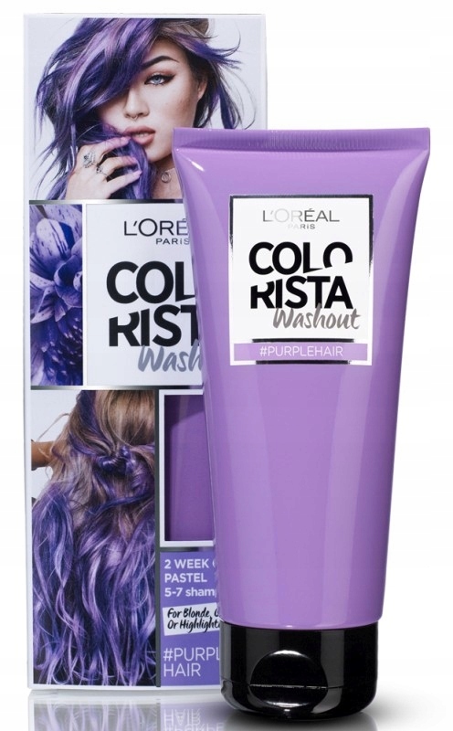 L`OREAL ZMYWALNA FARBA DO WŁOSÓW PURPLE HAIR
