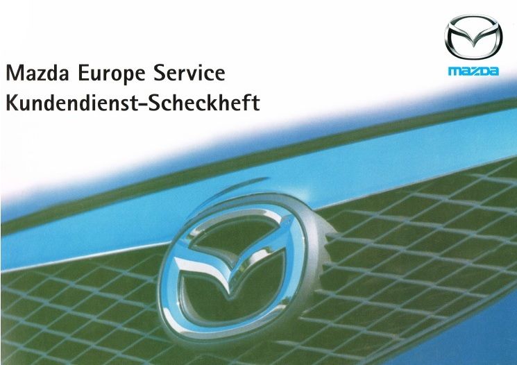 Mazda Niemiecka Oryg. Książka Serwisowa 2006-10