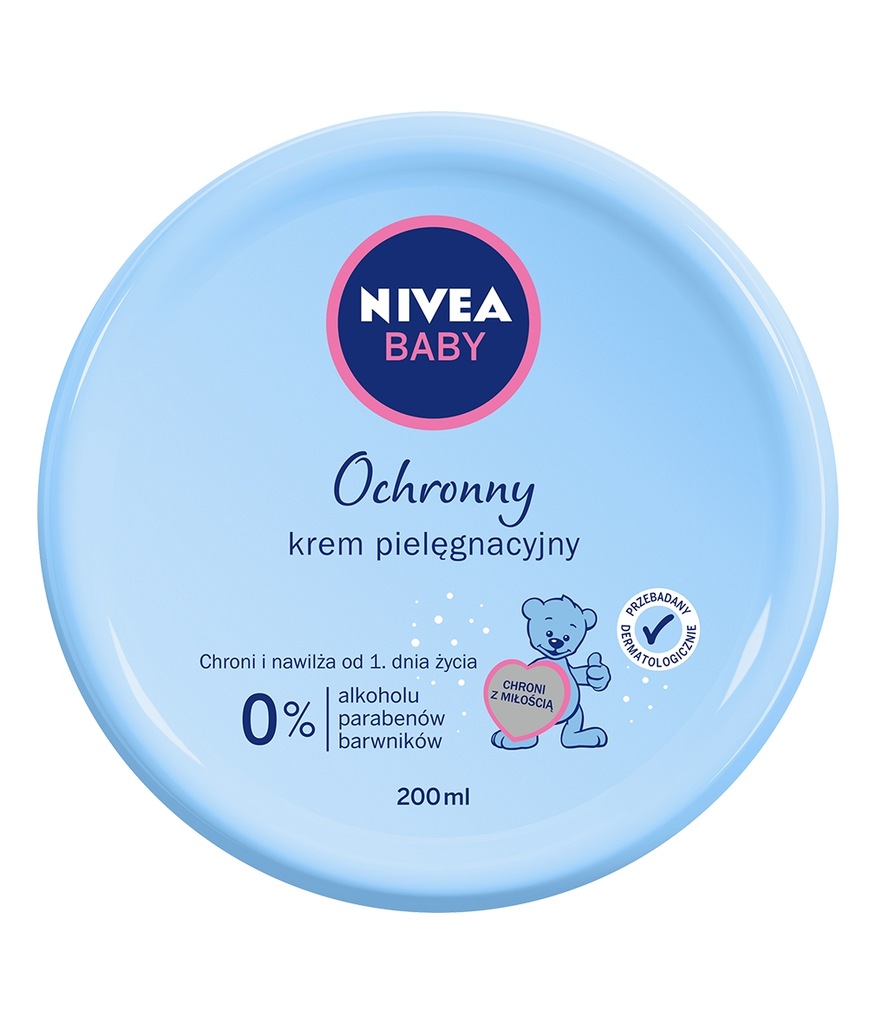 NIVEA BABY OCHRONNY KREM PIELĘGNACYJNY 200 ML