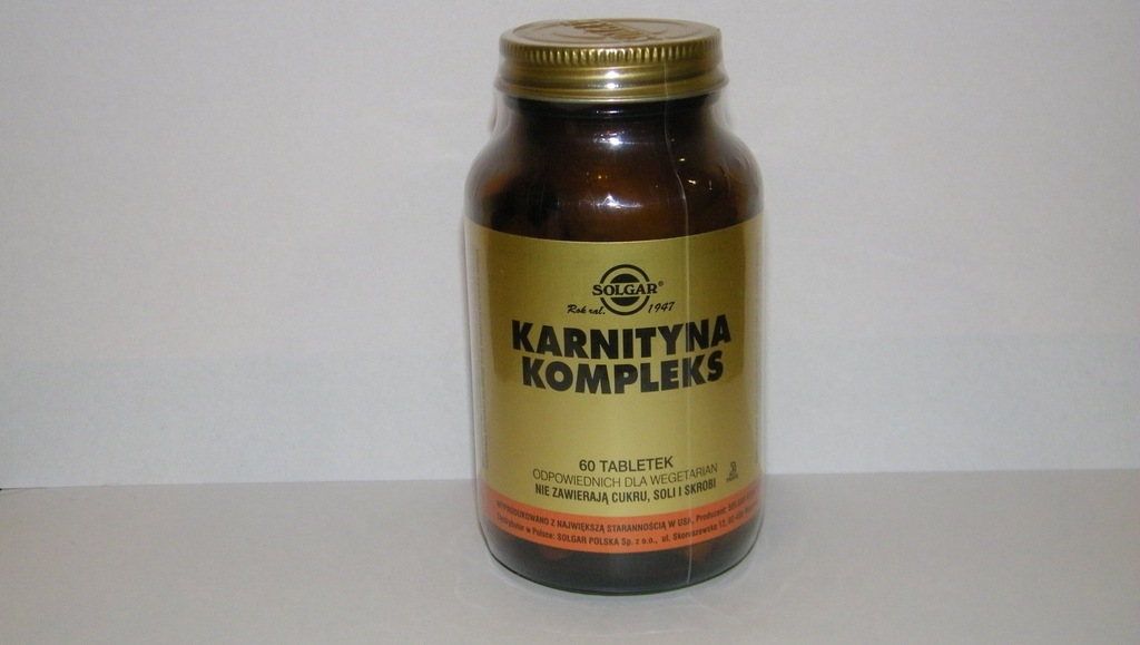 SOLGAR KARNITYNA KOMPLEKS - 60 tabletek