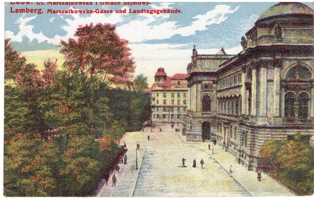 Lwów - Sejm na Marszałkowskiej - feldpost 1915