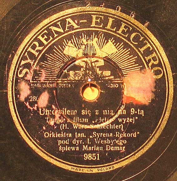 MARIAN DEMAR NA PŁYCIE SYRENA ELECTRO