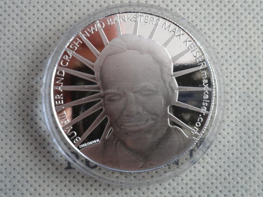 Max Keiser - srebro próba 999 - 1 uncja