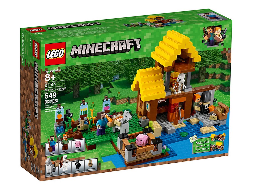LEGO MINECRAFT 21144 WIEJSKA CHATKA ALEX STEVE