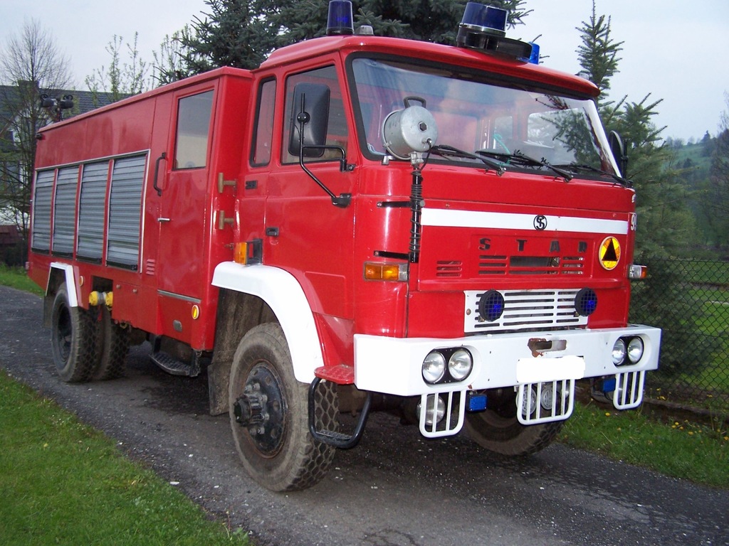 STAR 244 4X4 GBA 2,5/16 SPECJ POŻARNICZY ROK 1991