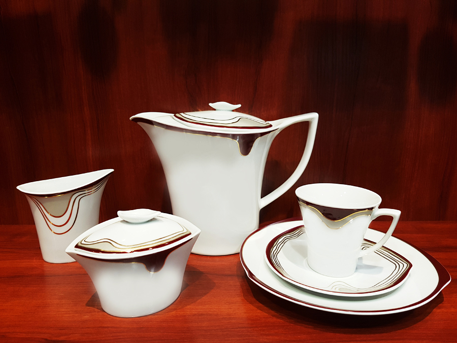 SERWIS DO KAWY HAPPA PORCELANA ĆMIELÓW