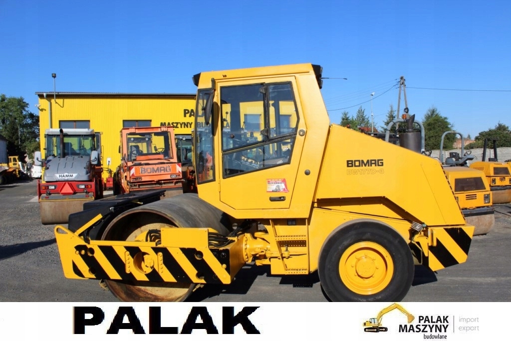 Walec drogowy BOMAG BW 177 AD-3 METAL-GUMA , 1998