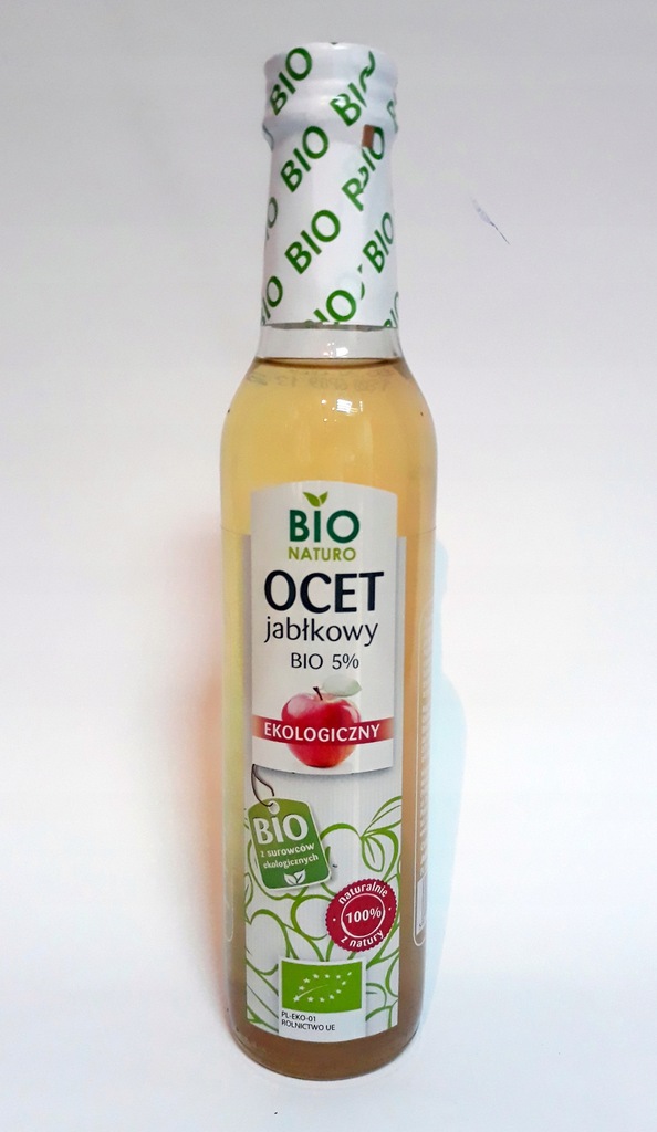 OCET JABŁKOWY BIO 5% 250ML SKLEP ZIELARSKI POLECA