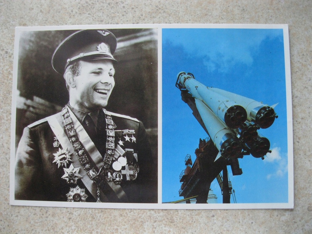 KOSMOS RAKIETA WOSTOK GAGARIN ROSJA