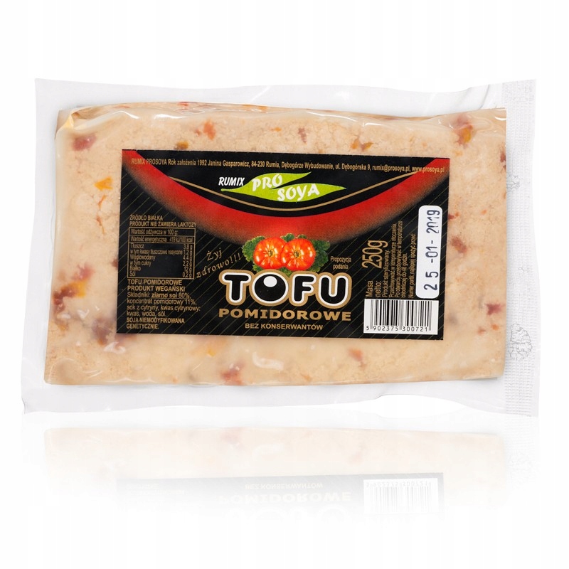 Tofu Pomidorowe 250g Kostka Prosoya