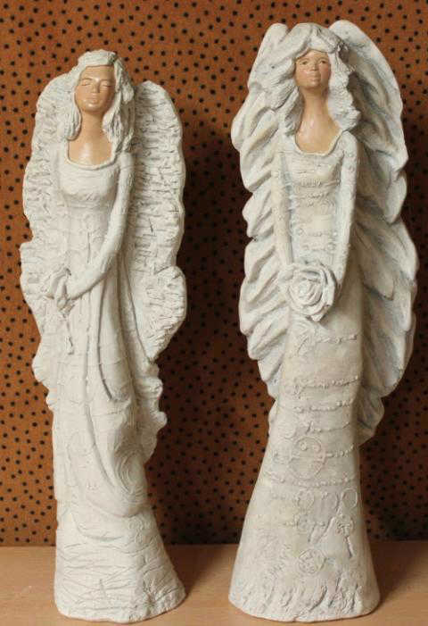 2 aniołki komplet figurka figura aniołek ANIOŁY v