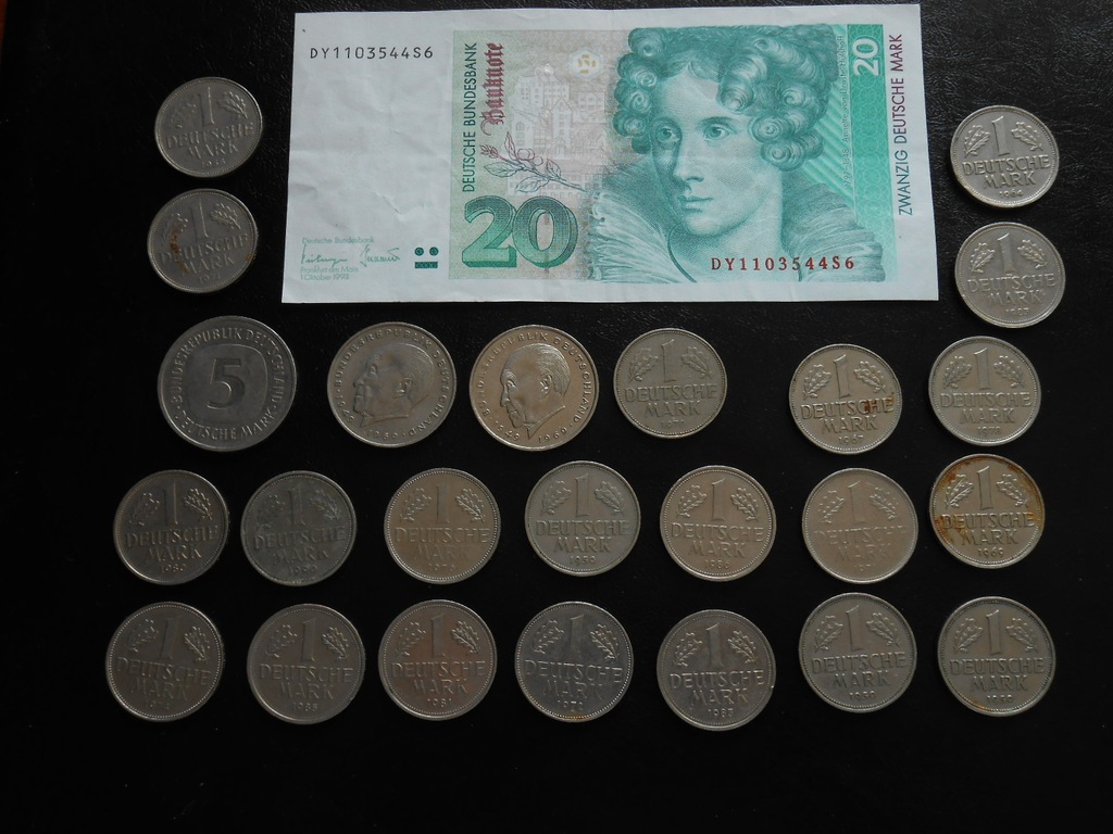 MARKI NIEMIECKIE, MONETY I BANKNOT