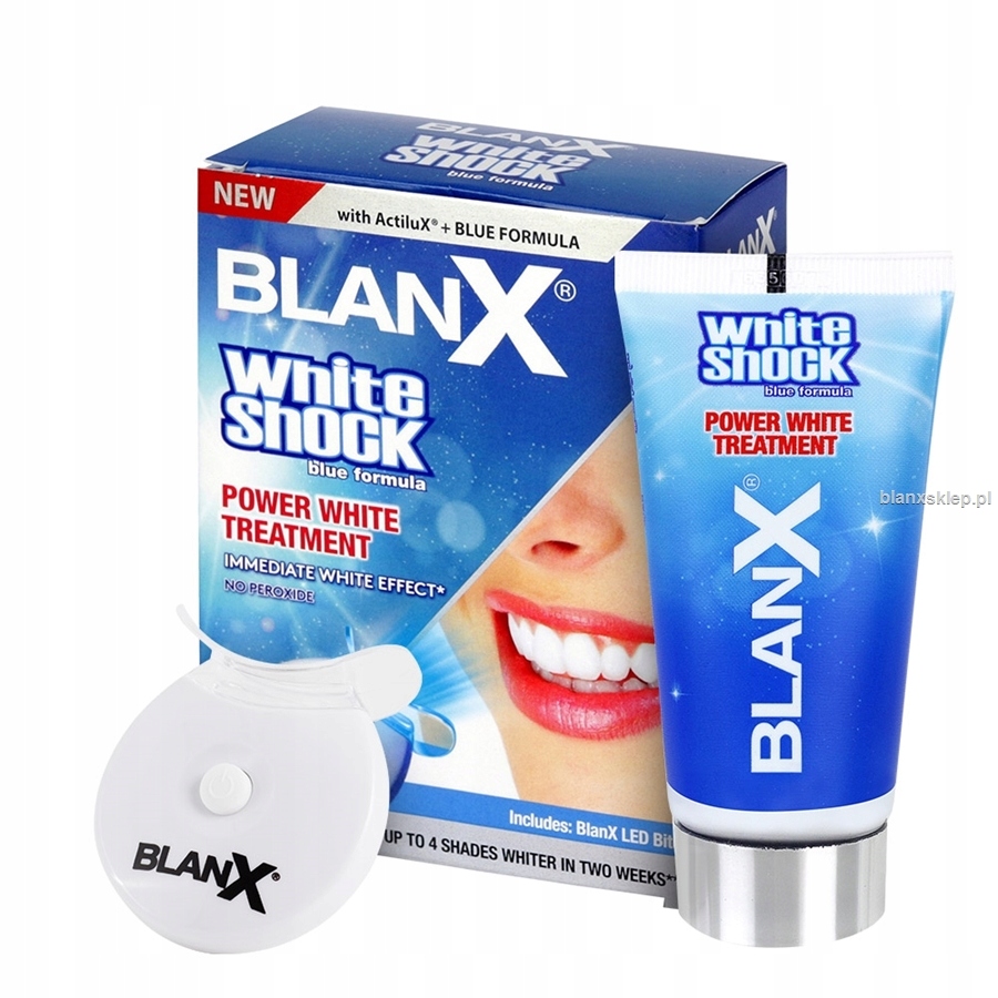 BlanX White Shock Blue Formula 50ml + lampa!