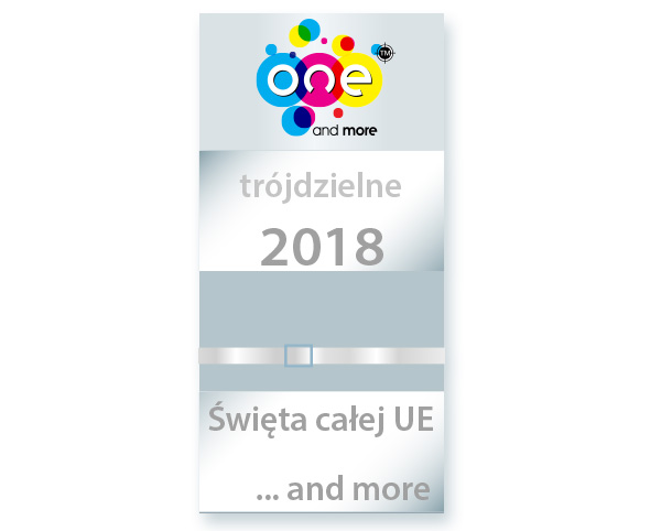 Kalendarze TRÓJDZIELNE trójdzielny 300 szt WYPUKŁE