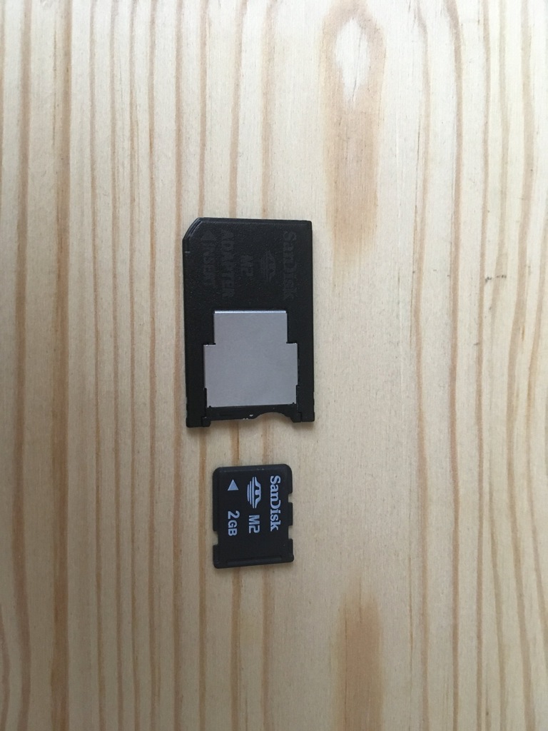 Karta Pamięci PSP Sandisk M2 + adapter 2 GB