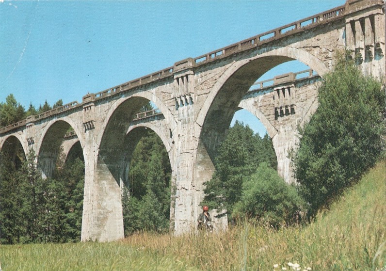STAŃCZYKI - WIADUKT KOLEJOWY - MOST - 1980R