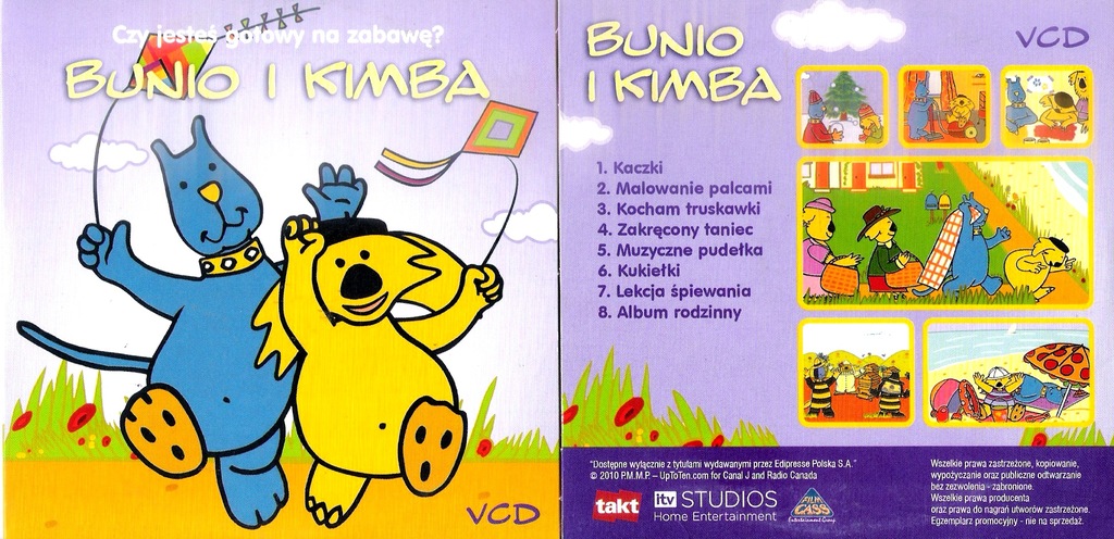 NOWA '' BUNIO I KIMBA ''* AŻ 8 WESOŁYCH PRZYGÓD
