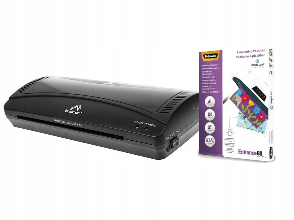 Tracer Laminator TRLA4 + FOLIA A4 80mik 100 szt. 7638551310