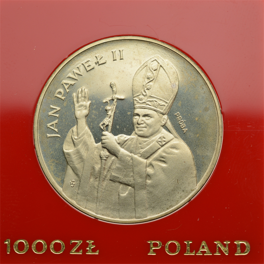 Próba - 1000 zł 1982 - Jan Paweł II - St. L
