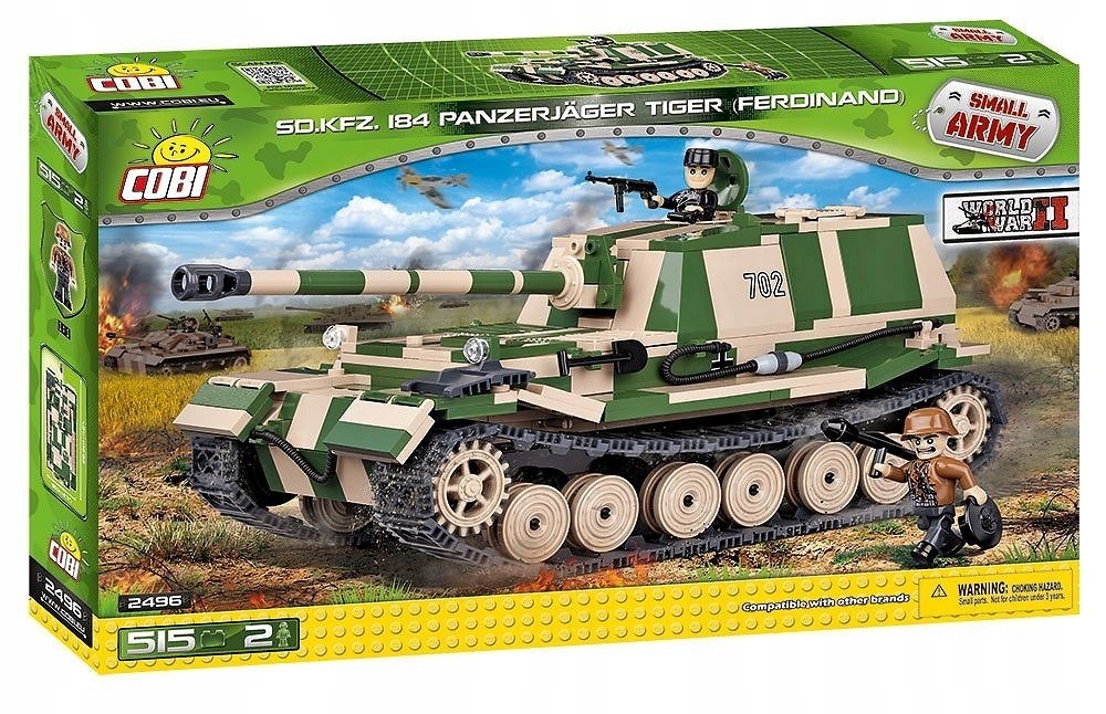 COBI NIEMIECKI NISZCZYCIEL CZOŁGÓW PANZERJAGER2496