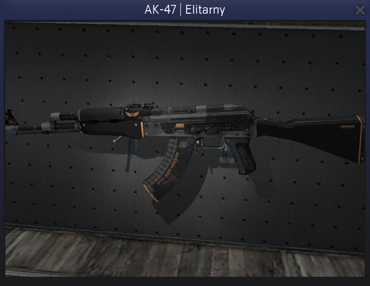 AK-47 ELITARNY ELITE BUILD CS GO skin mz