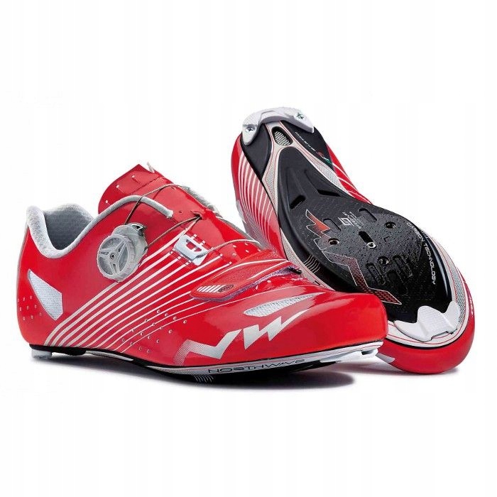 Northwave Torpedo Plus buty szosa red carbon 45