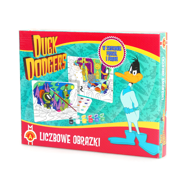 LICZBOWE OBRAZKI DO MALOWANIA KACZOR DODGERS DAFFY