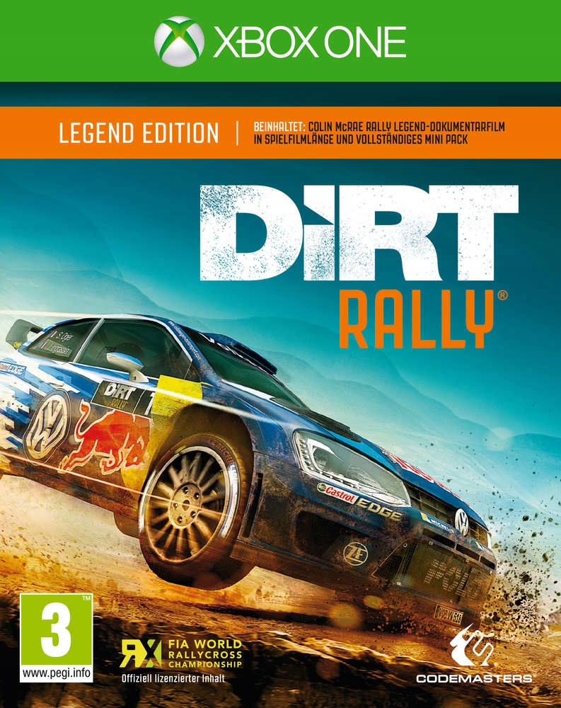 DIRT RALLY EDYCJA LEGEND + FILM COLIN XBOX ONE