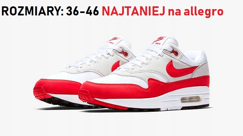 Nike air max 1 bordowe sale