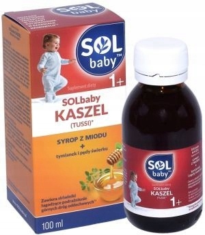 SOLBABY KASZEL TUSSI syrop z miodu tymianek świerk
