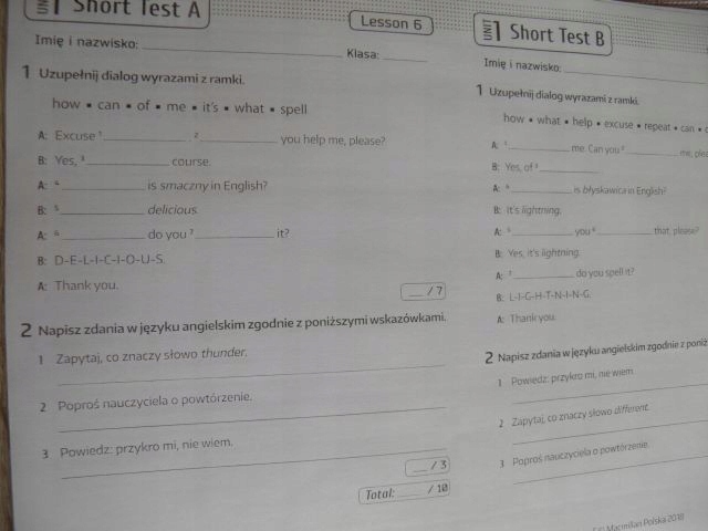 Sprawdzian Z Angielskiego Klasa 5 Rozdział 2 Brainy 5-zestaw;testy ,kartkówki.... - 7560689323 - oficjalne archiwum