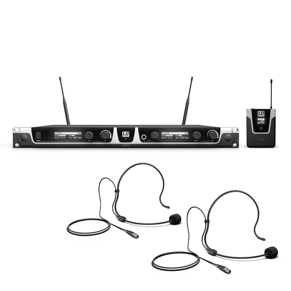 LD Systems U505 BPH 2 Mikrofony Zestaw UHF 584-608