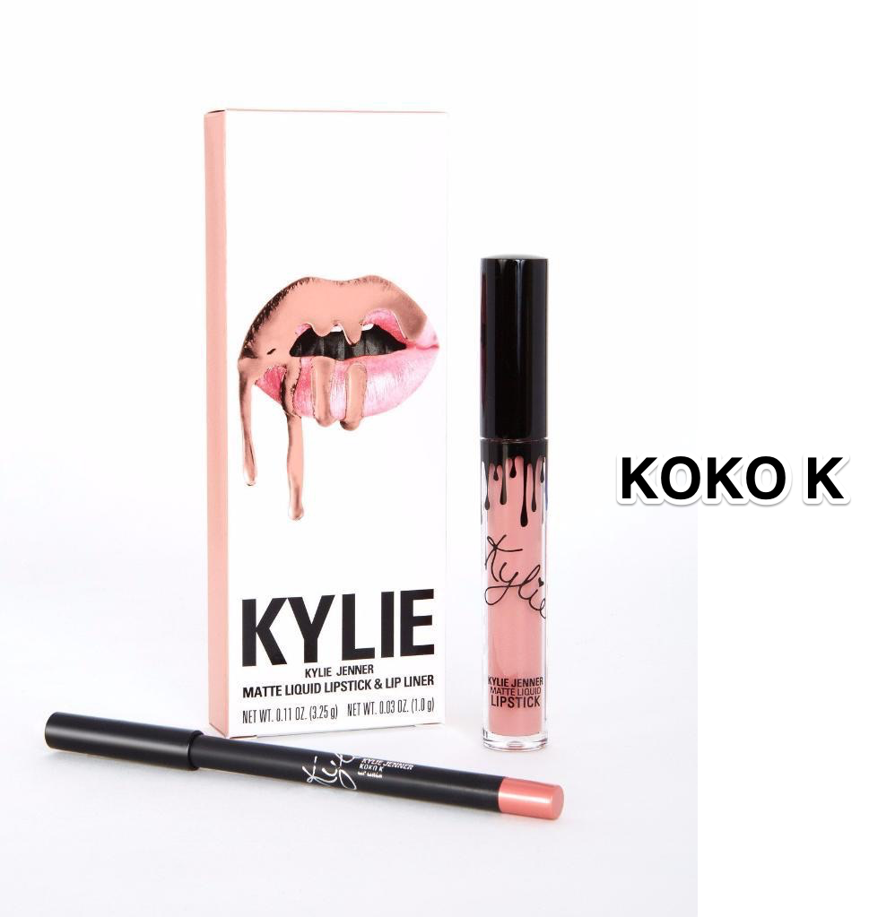 KYLIE JENNER KOKO K POMADKA BŁYSZCZYK +KONTURÓWKA