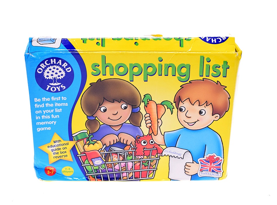 4473-82 ORCHARD TOYS SHOPPING LIST .s#n GRA ZAKUPY