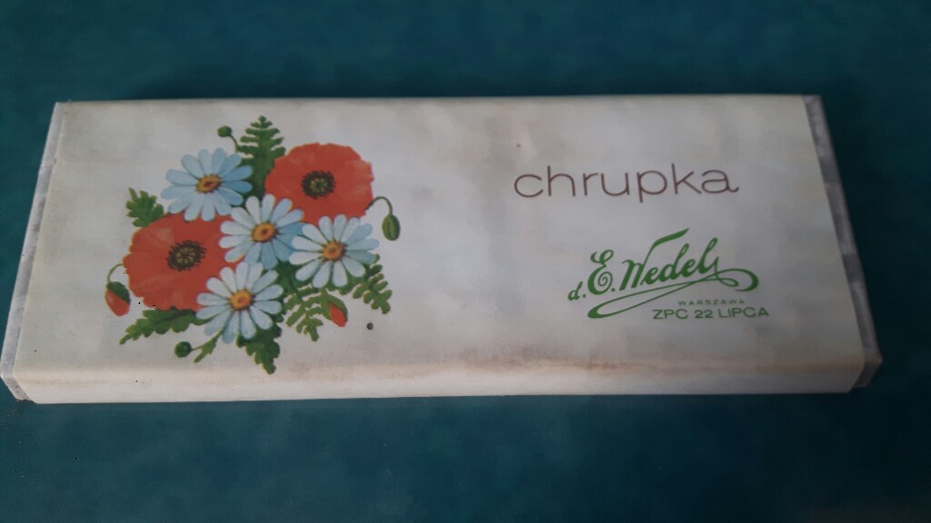 czekolada CHRUPKA E. WEDEL z lat 80. PRL