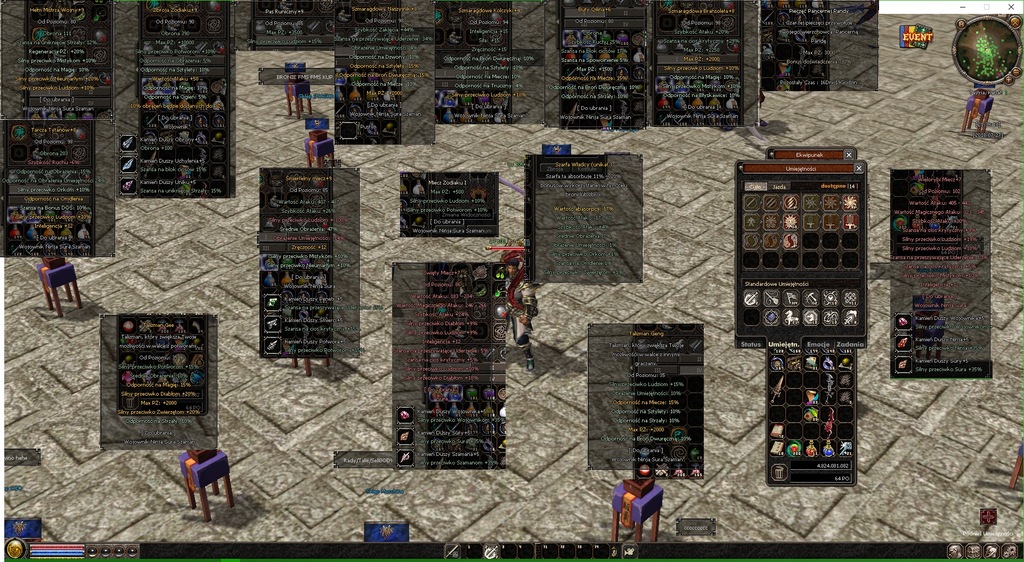 Konto Tastria/WOJ 100LVL/DROP NEMERE i DT/ Z EQ/