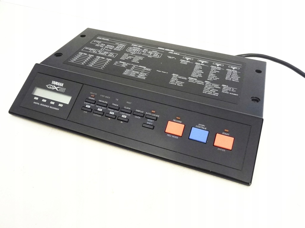 YAMAHA QX5 SEQUENCER do DX7 1986 VINTAGE 80's