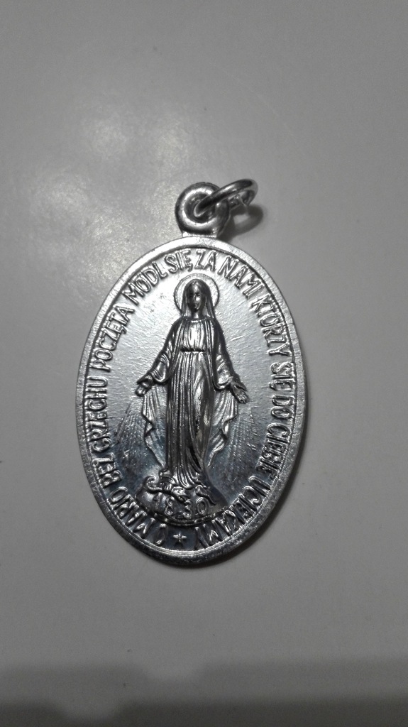 CUDOWNY Medalik Maryja Niepokalana ORYGINAŁ