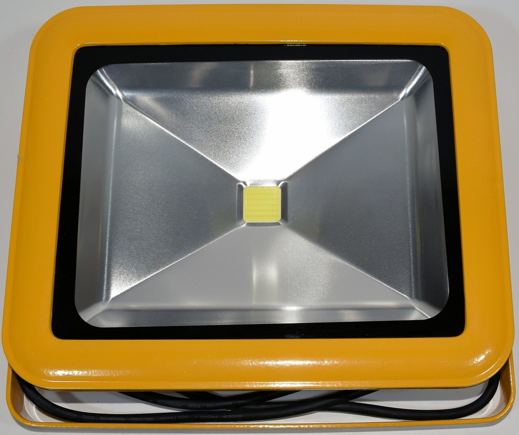 HALOGEN NAŚWIETLACZ LAMPA LED 50W ŻÓŁTY ZIMNY