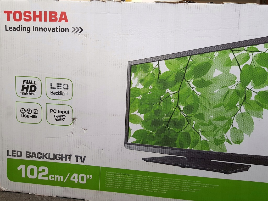 TV Toshiba 40L1333DG LED FullHD USB HDMI brakobraz