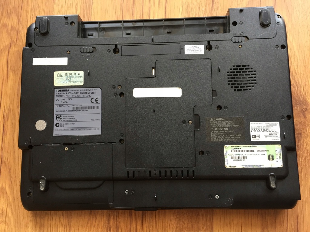 Toshiba satellite a110 293 замена процессора