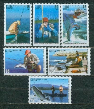 KUBA** Wędkarstwo, ryby Mi 5322-27