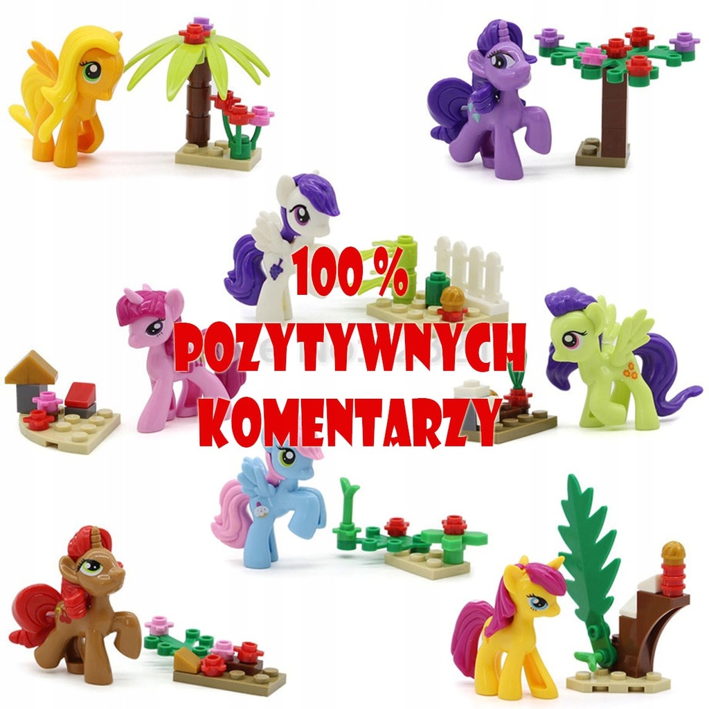 Zestaw Klocki Kucyk Figurki My Little Pony Lego