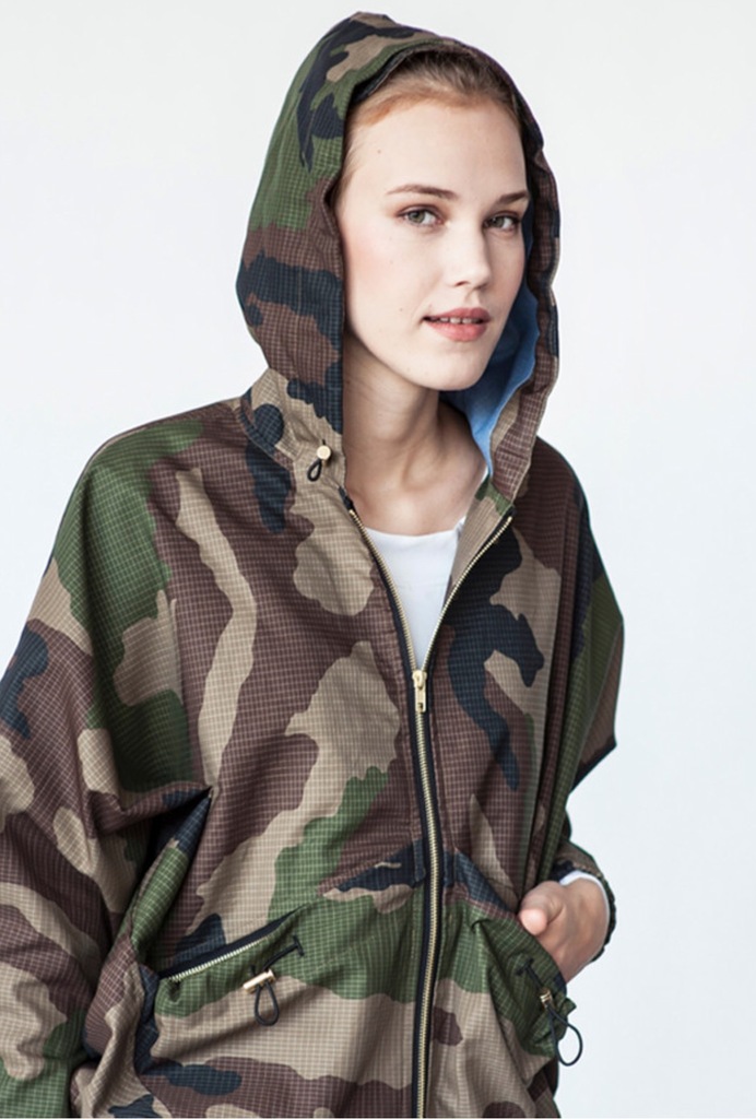 Mamapiki kurtka moro oversize showroom parka